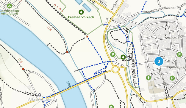 Volkach, Bavière Map