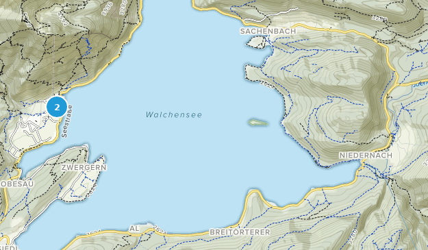 Walchensee, Bavaria Map
