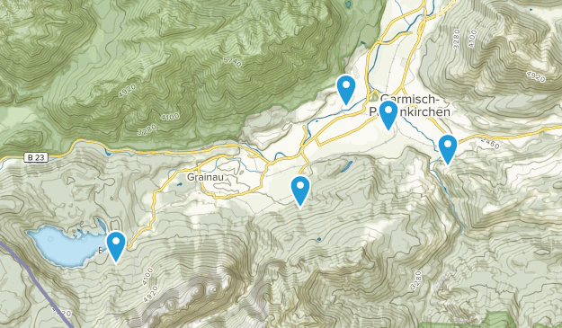 Garmisch-Partenkirchen, Bayern Map