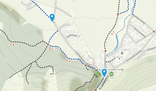 Hammersbach, Bayern Map