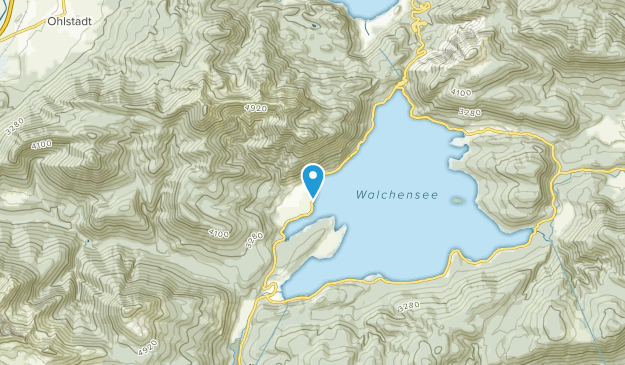 Walchensee, Bayern Map