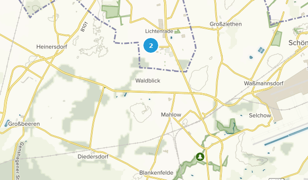 Blankenfelde-Mahlow, Brandeburgo Map