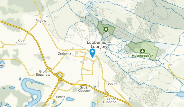 Lübbenau/Spreewald, Brandenburg Map