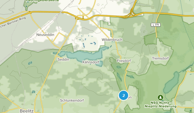 Michendorf, Brandebourg Map