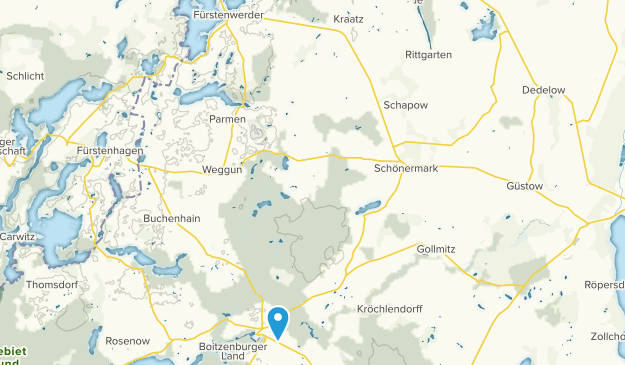 Nordwestuckermark, Brandeburgo Map