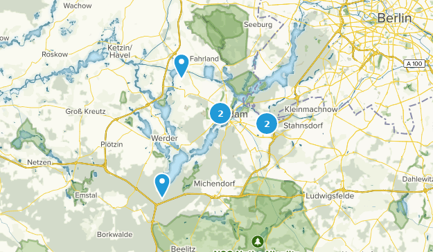 Potsdam, Brandenburg Map