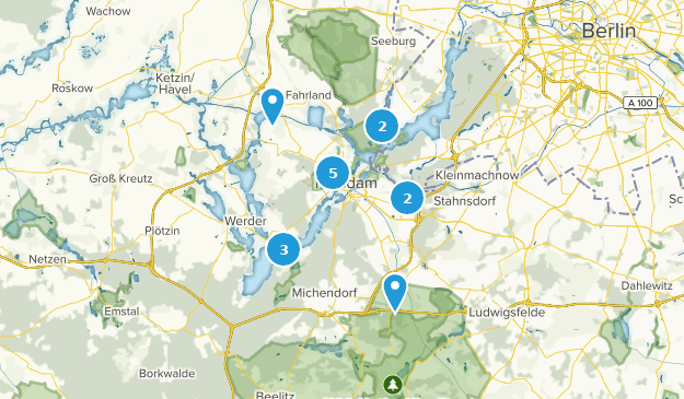 Potsdam, Brandenburg Map