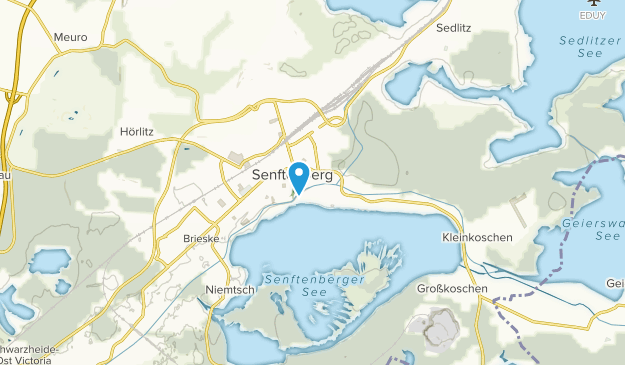 Senftenberg, Brandenburg Map