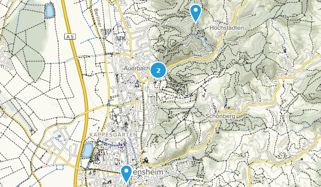 Bensheim, Hesse Map