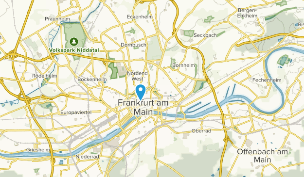 Francfort-sur-le-Main, Hesse Map