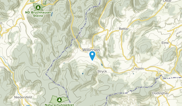 Willingen (Upland), Hasse Map