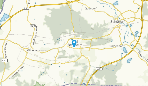 Bad Bentheim, Lower Saxony Map