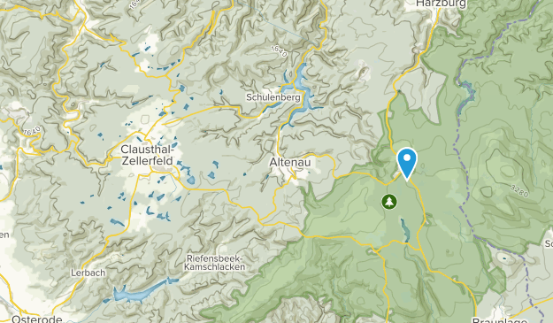 Clausthal-Zellerfeld, Basse-Saxe Map