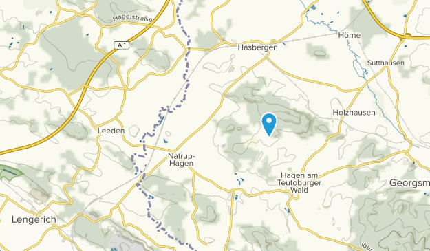 Hagen am Teutoburger Wald, Lower Saxony Map