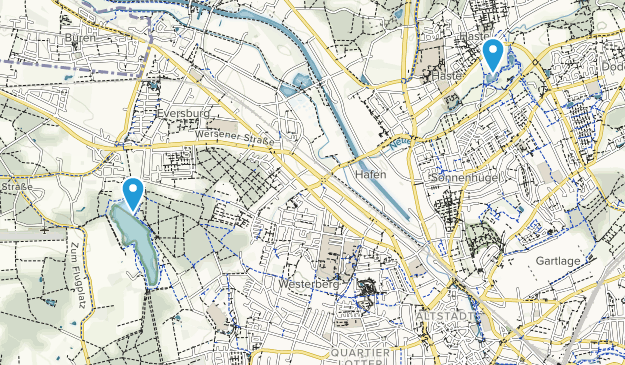 Osnabrück, Basse-Saxe Map