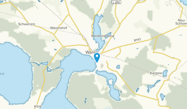 Waren (Müritz), Mecklenburg-Vorpommern Map