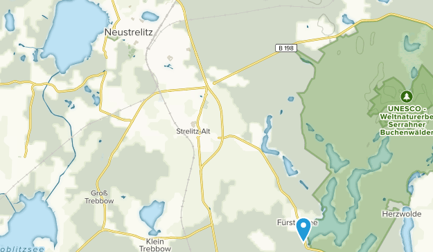 Neustrelitz, Mecklenburg-Vorpommern Map