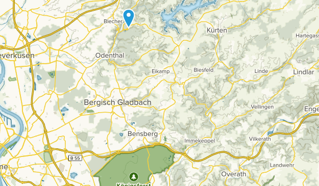 Rheinisch-Bergischer Kreis, Nordrhein-Westfalen Map