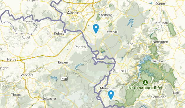 Aachen, Nordrhein-Westfalen Map
