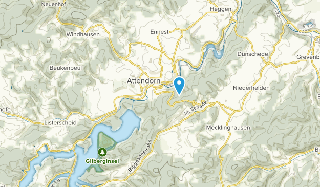 Attendorn, Rhénanie-du-Nord-Westphalie Map
