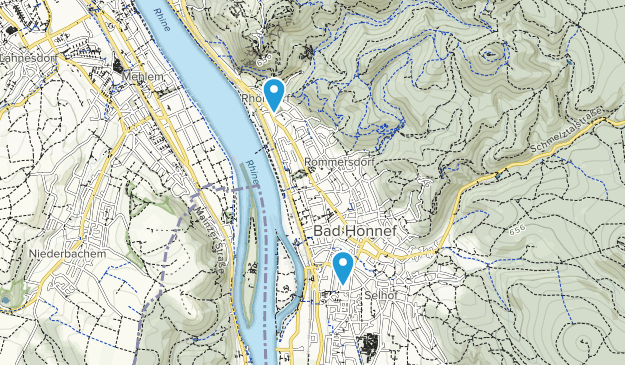 Bad Honnef, North Rhine-Westphalia Map