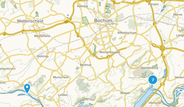 Bochum, Rhénanie-du-Nord-Westphalie Map