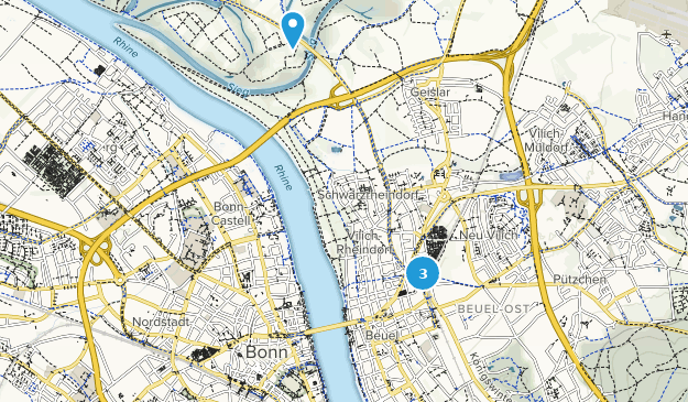 Bonn, Nordrhein-Westfalen Map