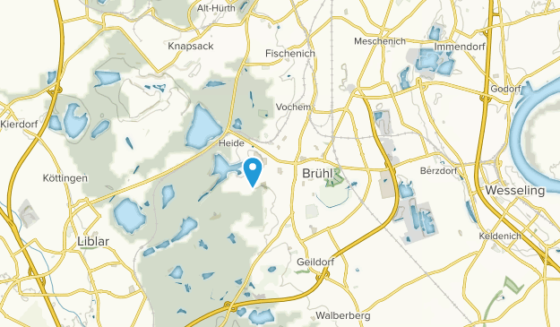 Brühl, Rhénanie-du-Nord-Westphalie Map