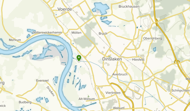 Beste Wege in der Nähe von Dinslaken, Nordrhein-Westfalen Deutschland