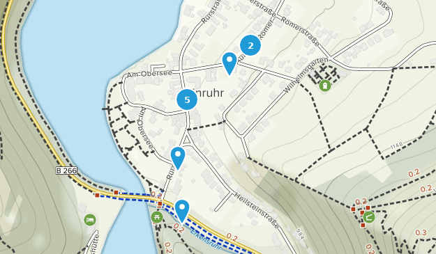 Einruhr, Nordrhein-Westfalen Map