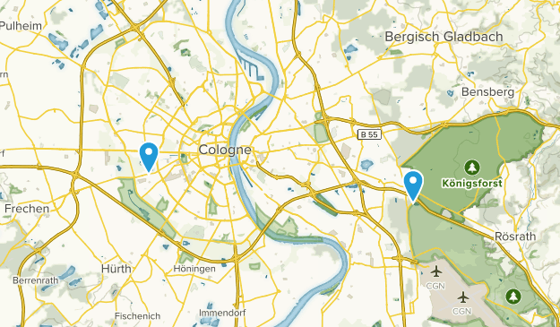 Köln, North Rhine-Westphalia Map