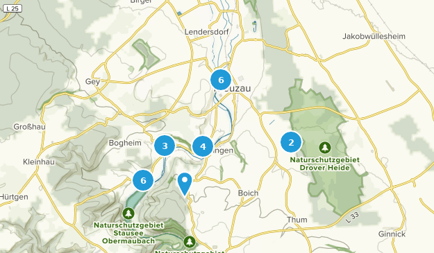 Kreuzau, Renania del Norte-Westfalia Map