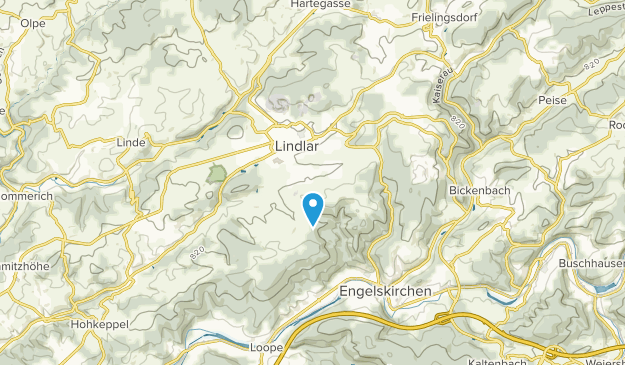 Lindlar, Renania del Norte-Westfalia Map