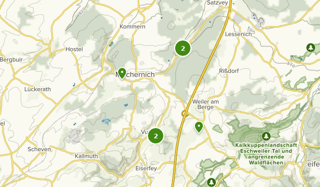 Mechernich, North Rhine-Westphalia Map