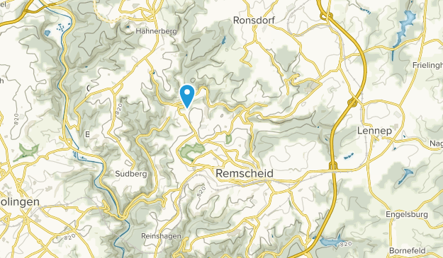 Remscheid, Rhénanie-du-Nord-Westphalie Map