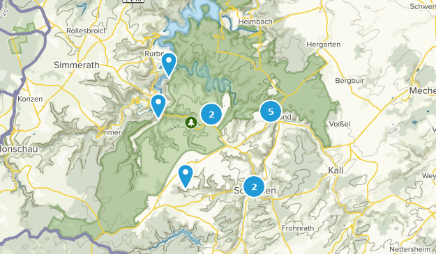 Schleiden, Rhénanie-du-Nord-Westphalie Map