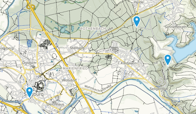 Siegburg, Nordrhein-Westfalen Map