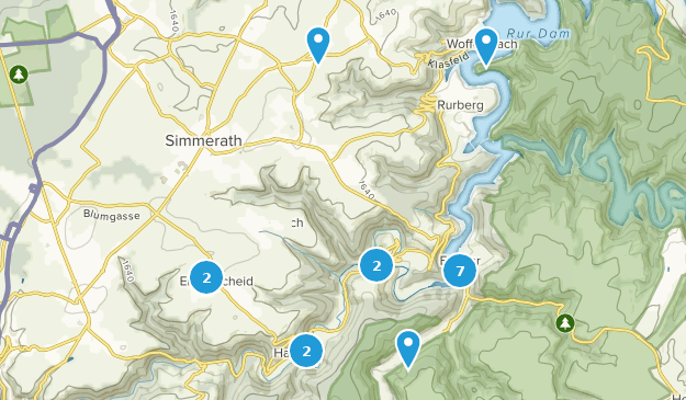 Simmerath, Renania del Norte-Westfalia Map