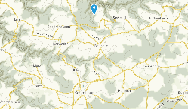 Rhein-Hunsrück-Kreis, Rheinland-Pfalz Map