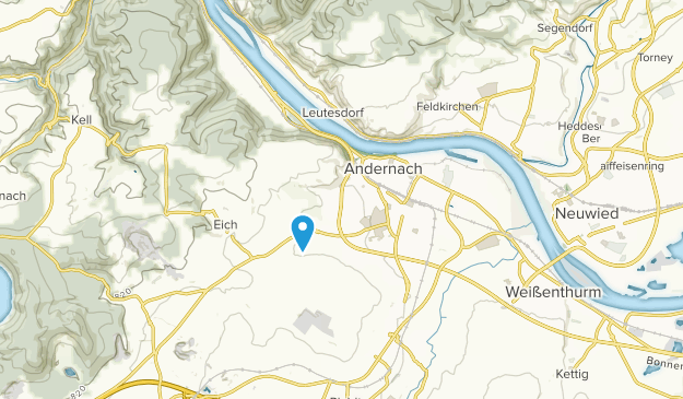 Andernach, Rhineland-Palatinate Map