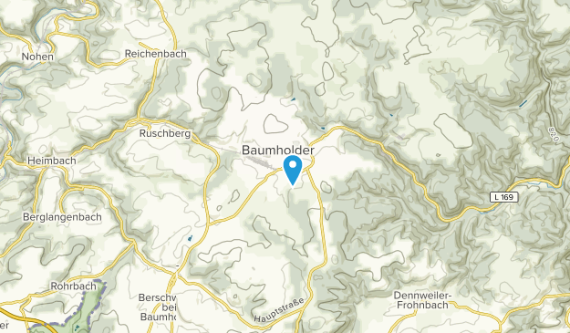 Commune fusionnée de Baumholder, Rhénanie-Palatinat Map
