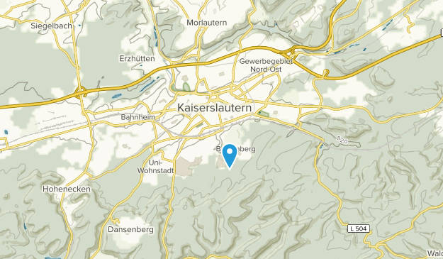 Kaiserslautern, Rhineland-Palatinate Map
