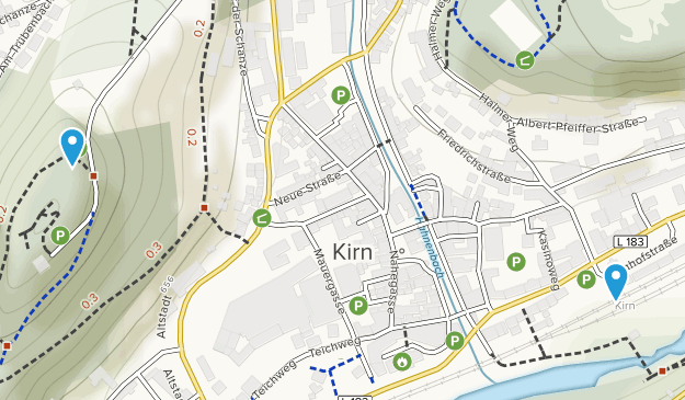 Kirn, Rhineland-Palatinate Map