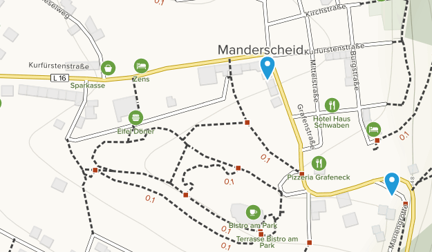 Manderscheid, Rhénanie-Palatinat Map