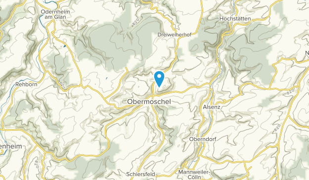 Obermoschel, Rhénanie-Palatinat Map
