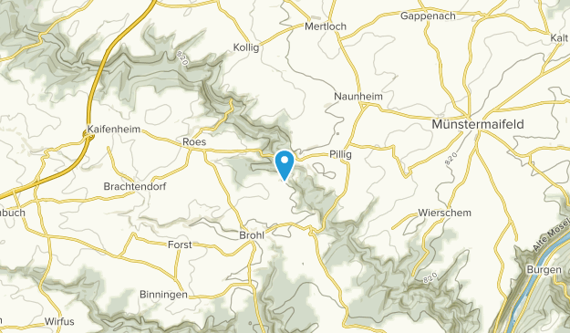 Roes, Rhénanie-Palatinat Map