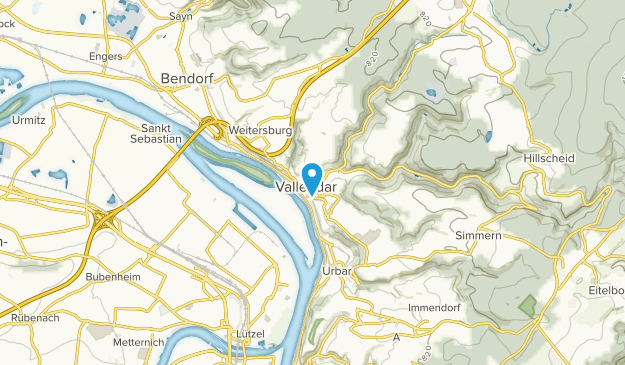 Vallendar, Rhénanie-Palatinat Map