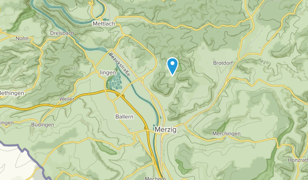 Merzig, Sarre Map