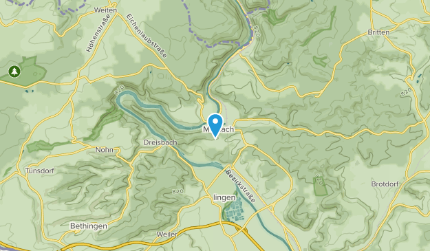 Mettlach, Saarland Map