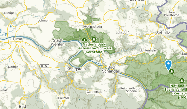 Sächsische Schweiz-Osterzgebirge, Sachsen Map